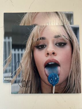 CAMILA CABELLO-C, XOXO-SIGNED AUTOGRAPHED INSERT-BABY PINK VINYL- #1